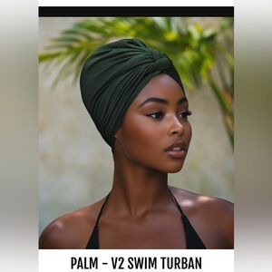 NWT - YGN Swim Turban V2 - Palm